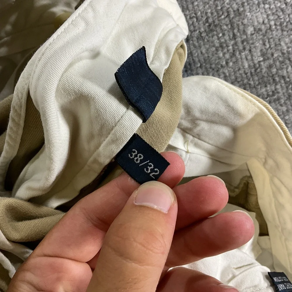 Polo Ralph Lauren Prospect Pants Mens 38x32 Khaki Chino Classic Fit Cotton Tan